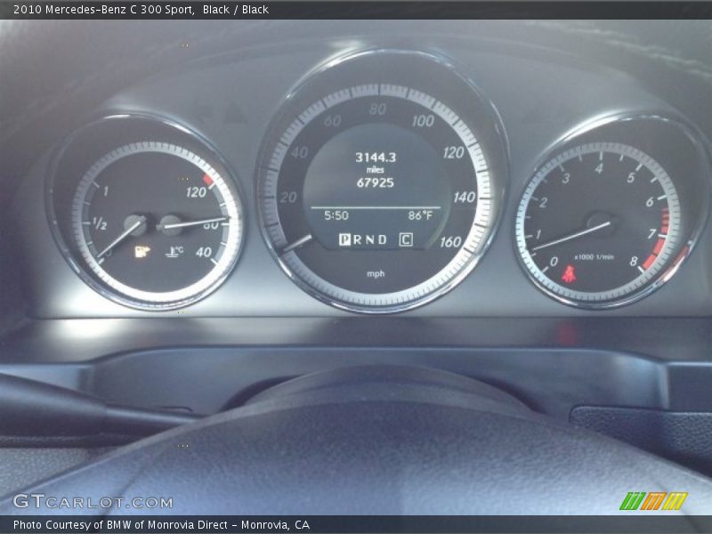 Black / Black 2010 Mercedes-Benz C 300 Sport