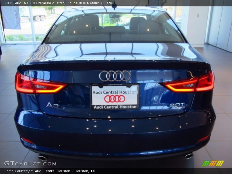 Scuba Blue Metallic / Black 2015 Audi A3 2.0 Premium quattro