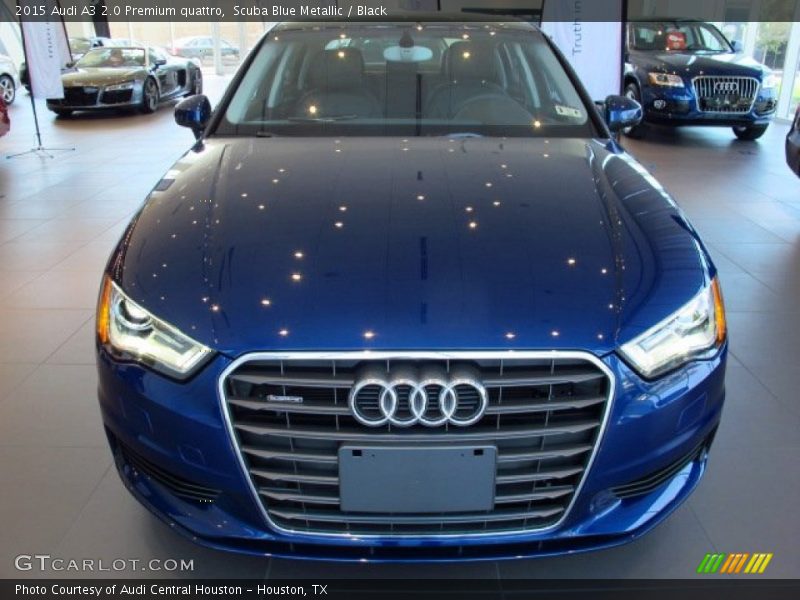 Scuba Blue Metallic / Black 2015 Audi A3 2.0 Premium quattro