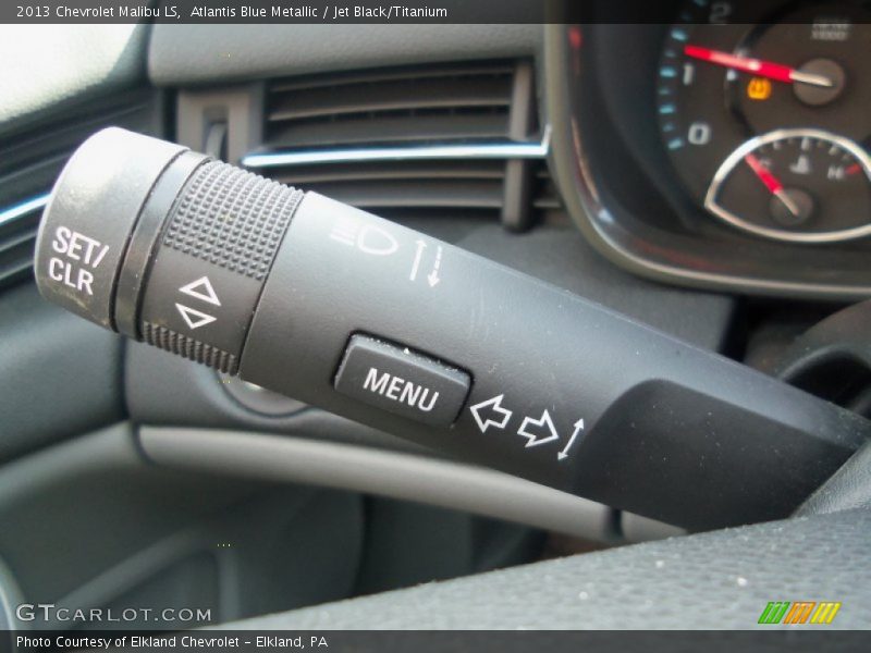 Atlantis Blue Metallic / Jet Black/Titanium 2013 Chevrolet Malibu LS