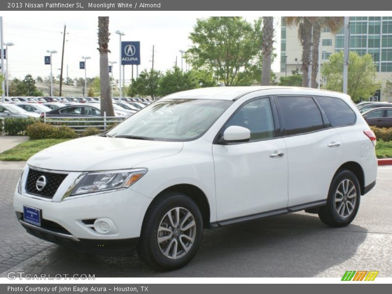 Moonlight White / Almond 2013 Nissan Pathfinder SL
