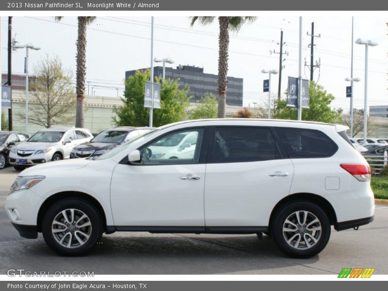 Moonlight White / Almond 2013 Nissan Pathfinder SL