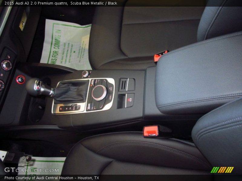 Scuba Blue Metallic / Black 2015 Audi A3 2.0 Premium quattro