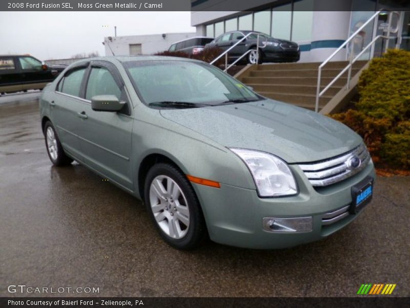 Moss Green Metallic / Camel 2008 Ford Fusion SEL