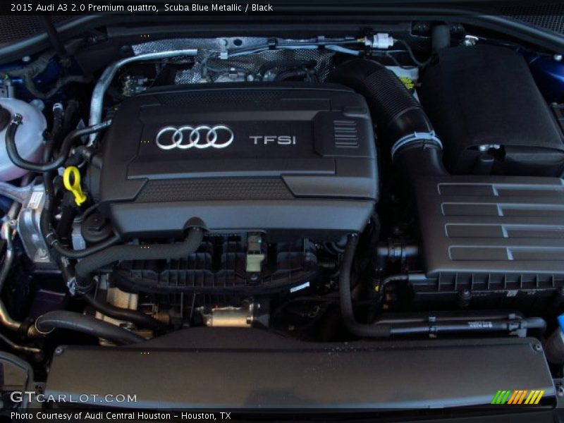 Scuba Blue Metallic / Black 2015 Audi A3 2.0 Premium quattro