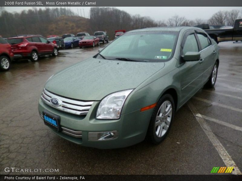 Moss Green Metallic / Camel 2008 Ford Fusion SEL