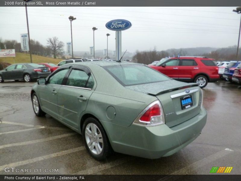 Moss Green Metallic / Camel 2008 Ford Fusion SEL