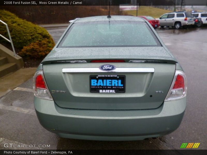 Moss Green Metallic / Camel 2008 Ford Fusion SEL