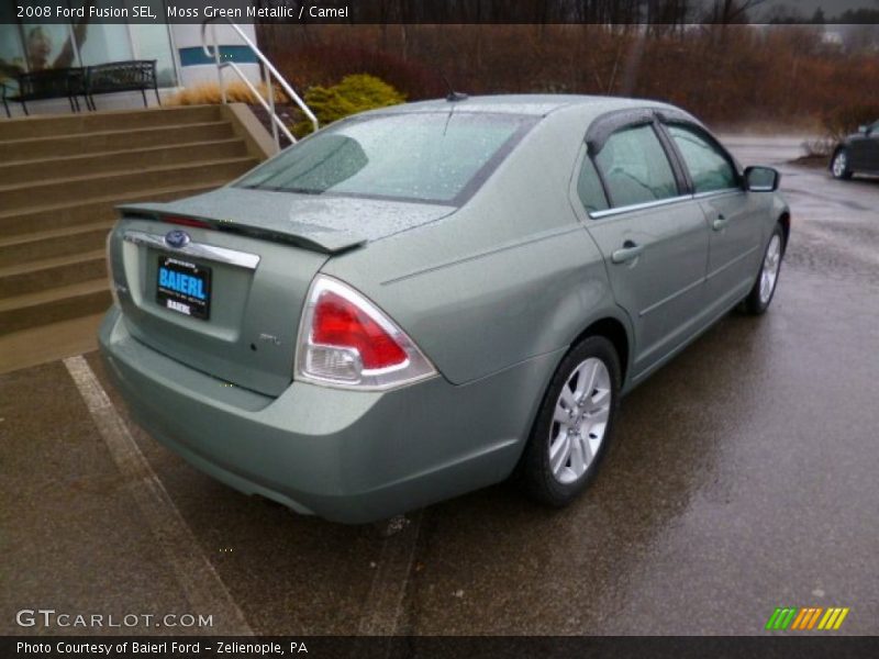 Moss Green Metallic / Camel 2008 Ford Fusion SEL