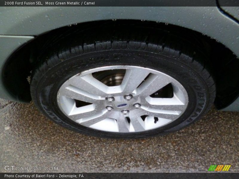 Moss Green Metallic / Camel 2008 Ford Fusion SEL