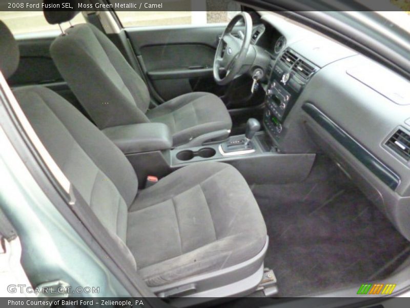 Moss Green Metallic / Camel 2008 Ford Fusion SEL