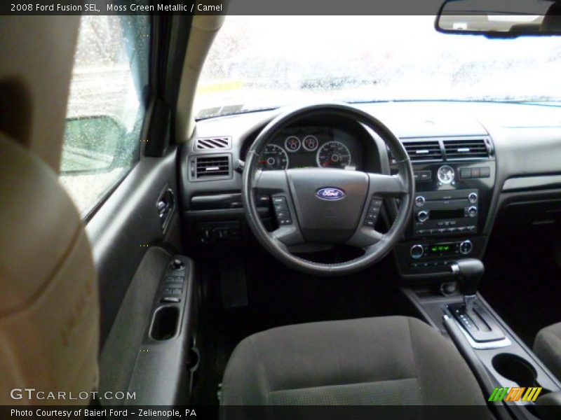 Moss Green Metallic / Camel 2008 Ford Fusion SEL