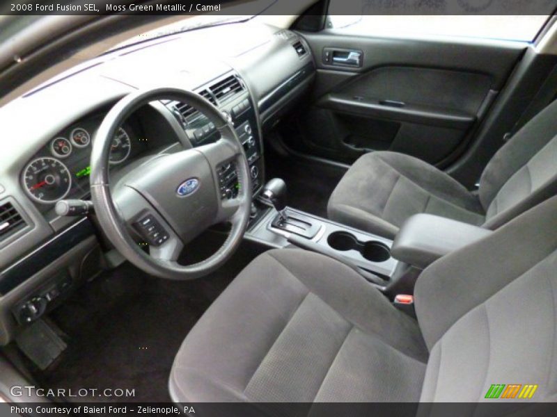 Moss Green Metallic / Camel 2008 Ford Fusion SEL