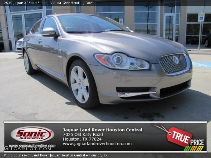 Vapour Grey Metallic / Dove 2010 Jaguar XF Sport Sedan