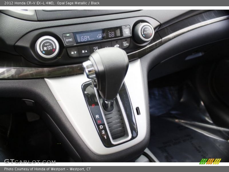 Opal Sage Metallic / Black 2012 Honda CR-V EX-L 4WD