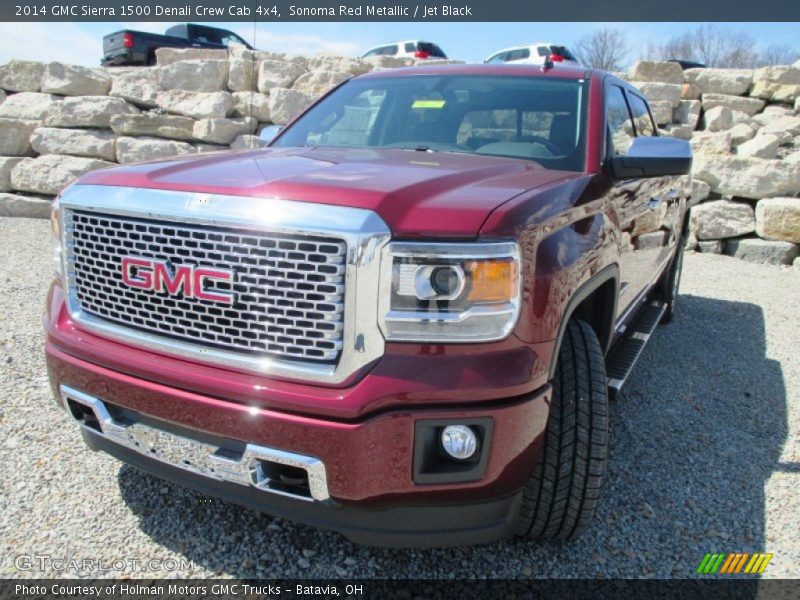 Sonoma Red Metallic / Jet Black 2014 GMC Sierra 1500 Denali Crew Cab 4x4