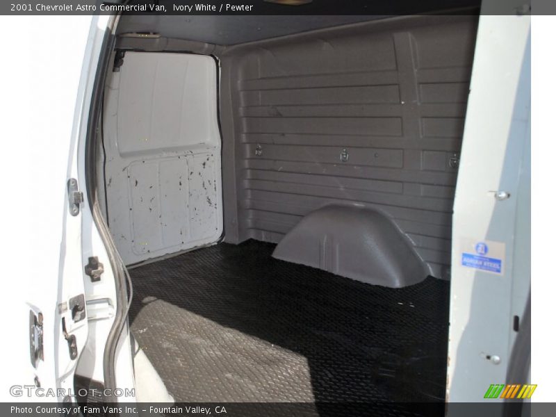 Ivory White / Pewter 2001 Chevrolet Astro Commercial Van