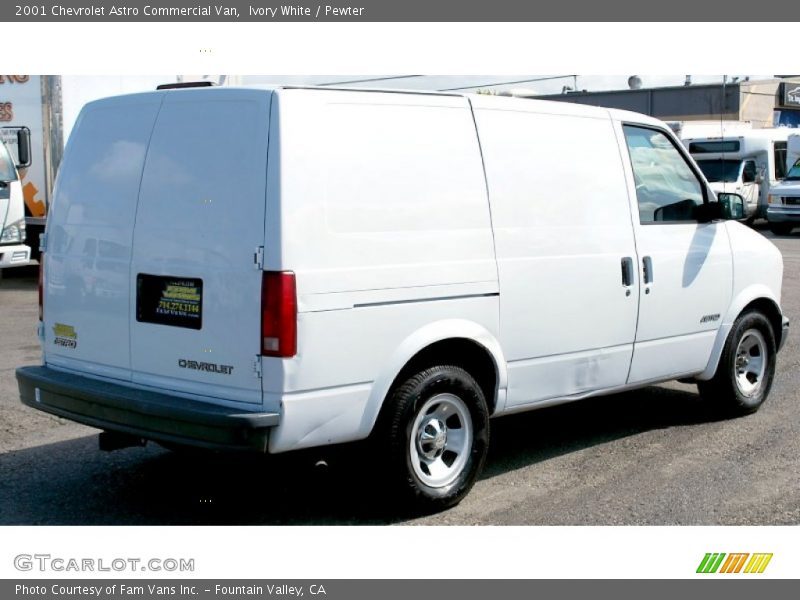 Ivory White / Pewter 2001 Chevrolet Astro Commercial Van