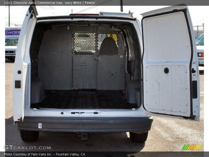 Ivory White / Pewter 2001 Chevrolet Astro Commercial Van