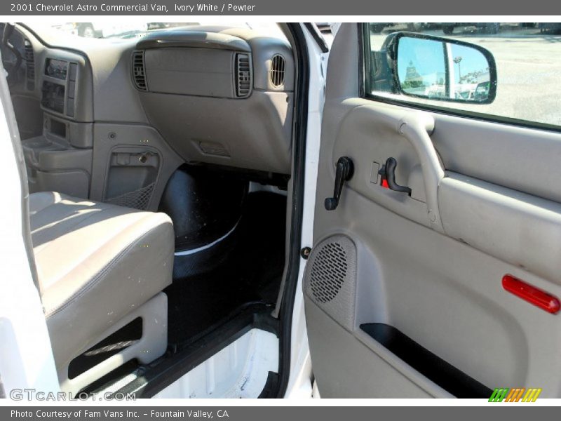 Ivory White / Pewter 2001 Chevrolet Astro Commercial Van