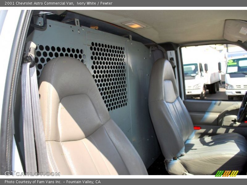 Ivory White / Pewter 2001 Chevrolet Astro Commercial Van
