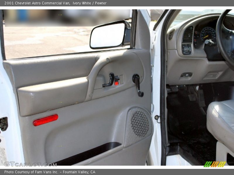 Ivory White / Pewter 2001 Chevrolet Astro Commercial Van