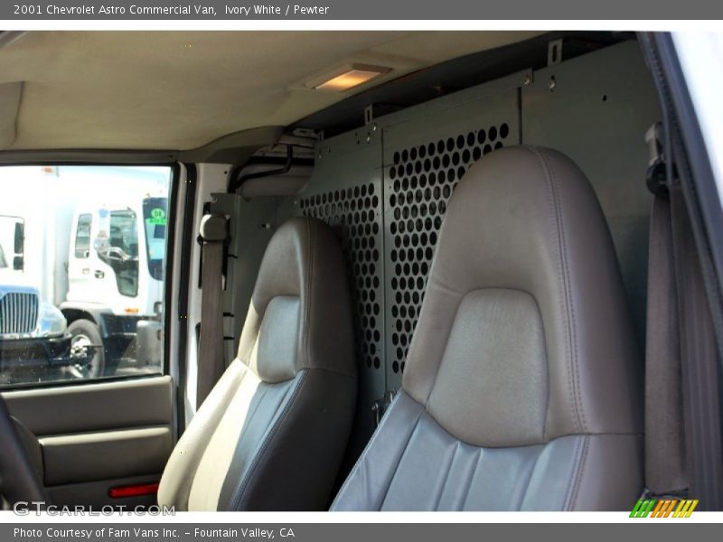 Ivory White / Pewter 2001 Chevrolet Astro Commercial Van
