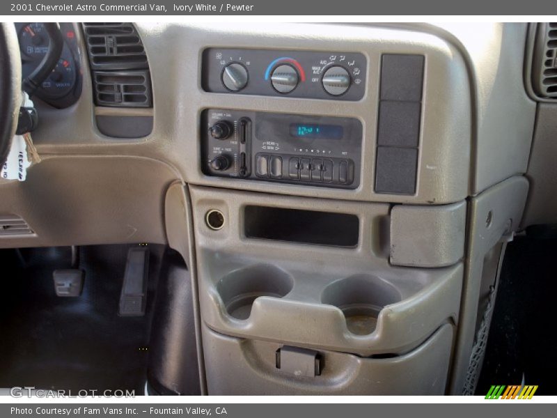 Ivory White / Pewter 2001 Chevrolet Astro Commercial Van