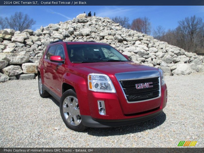 Crystal Red Tintcoat / Jet Black 2014 GMC Terrain SLT