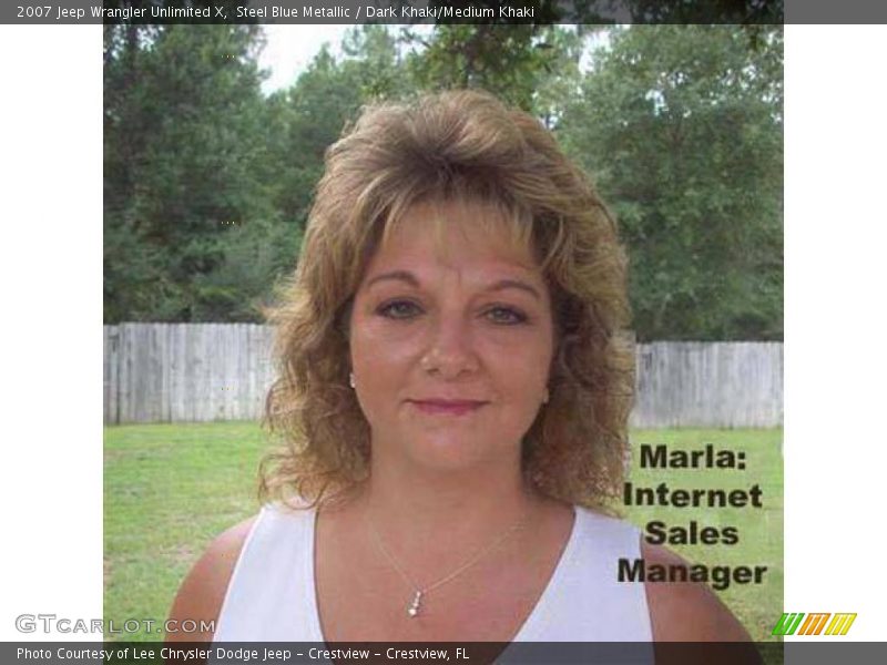 Steel Blue Metallic / Dark Khaki/Medium Khaki 2007 Jeep Wrangler Unlimited X
