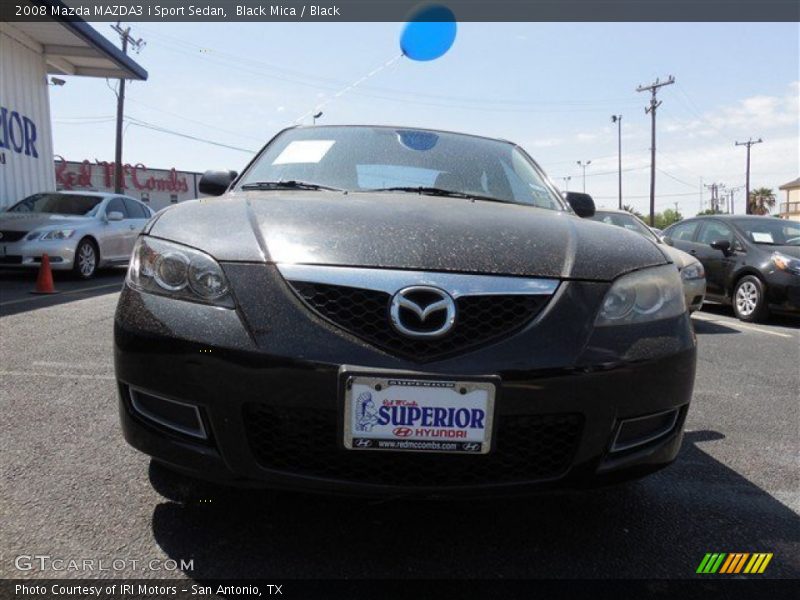 Black Mica / Black 2008 Mazda MAZDA3 i Sport Sedan