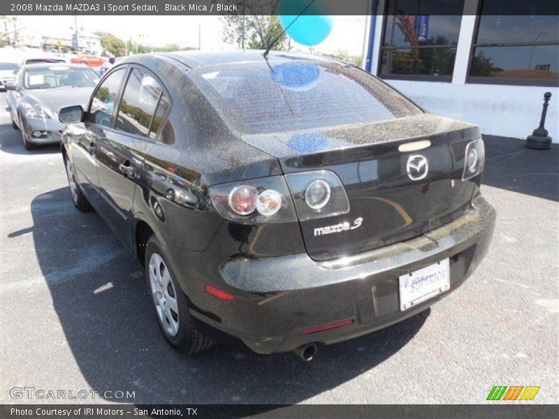 Black Mica / Black 2008 Mazda MAZDA3 i Sport Sedan