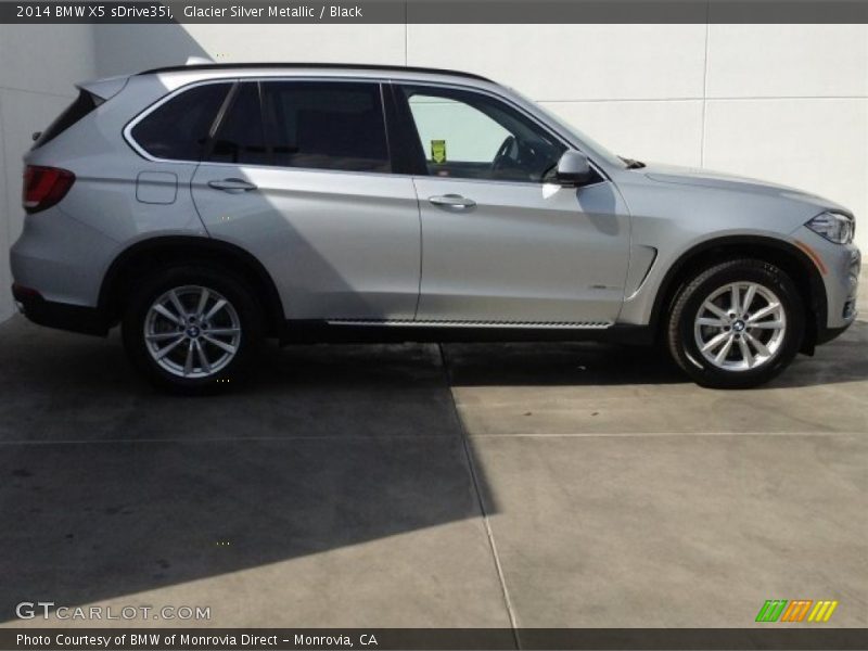 Glacier Silver Metallic / Black 2014 BMW X5 sDrive35i