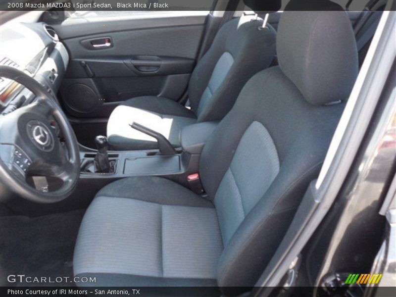 Black Mica / Black 2008 Mazda MAZDA3 i Sport Sedan