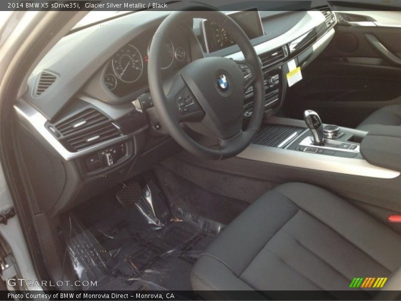 Glacier Silver Metallic / Black 2014 BMW X5 sDrive35i