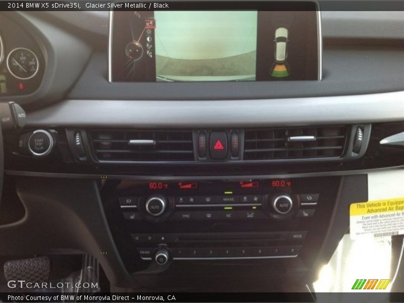 Glacier Silver Metallic / Black 2014 BMW X5 sDrive35i