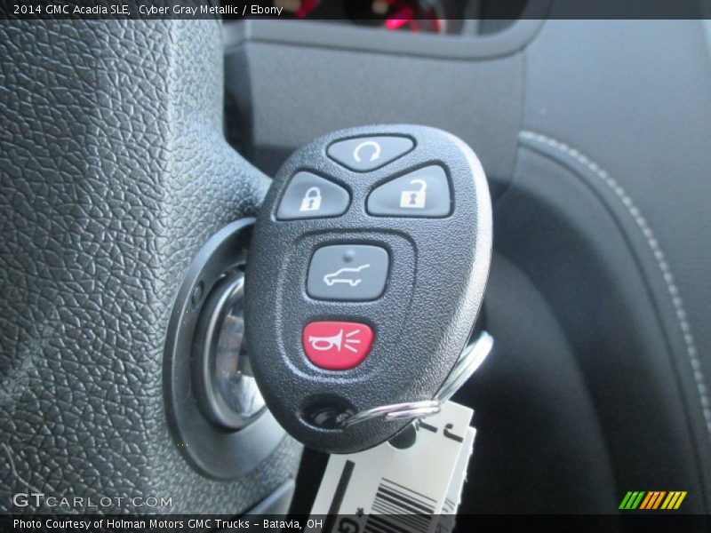 Cyber Gray Metallic / Ebony 2014 GMC Acadia SLE