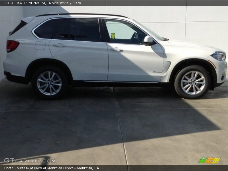 Alpine White / Black 2014 BMW X5 xDrive35i