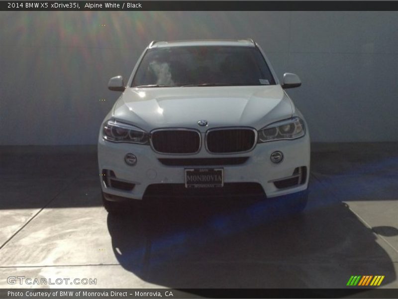 Alpine White / Black 2014 BMW X5 xDrive35i