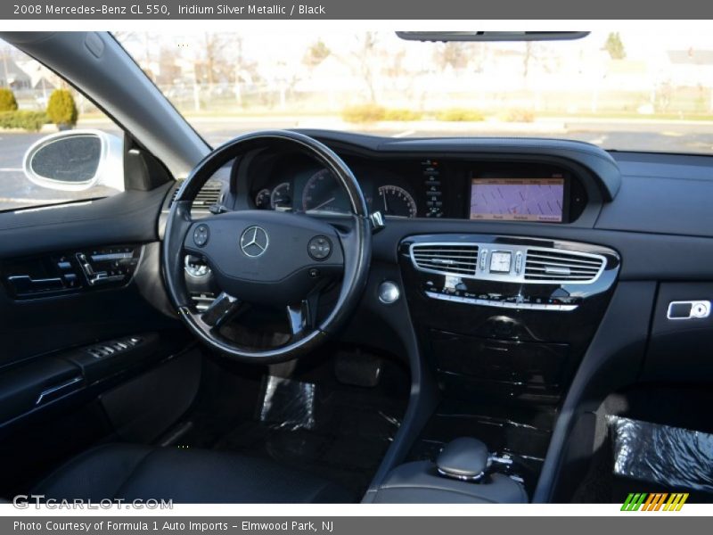 Iridium Silver Metallic / Black 2008 Mercedes-Benz CL 550
