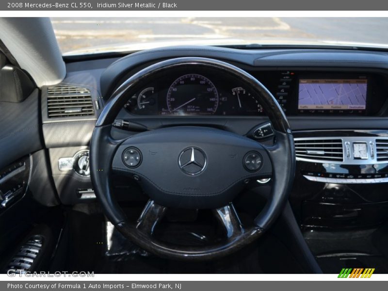 Iridium Silver Metallic / Black 2008 Mercedes-Benz CL 550