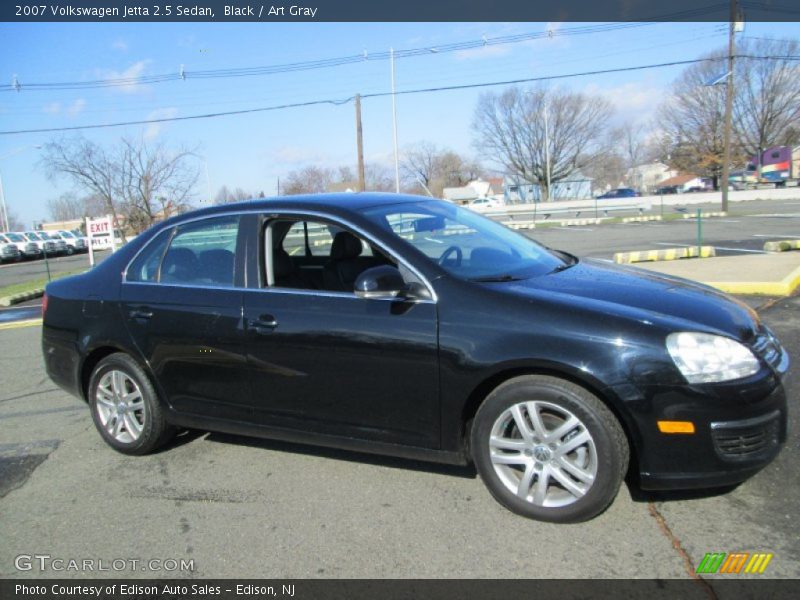 Black / Art Gray 2007 Volkswagen Jetta 2.5 Sedan