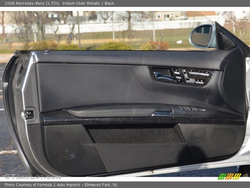 Iridium Silver Metallic / Black 2008 Mercedes-Benz CL 550