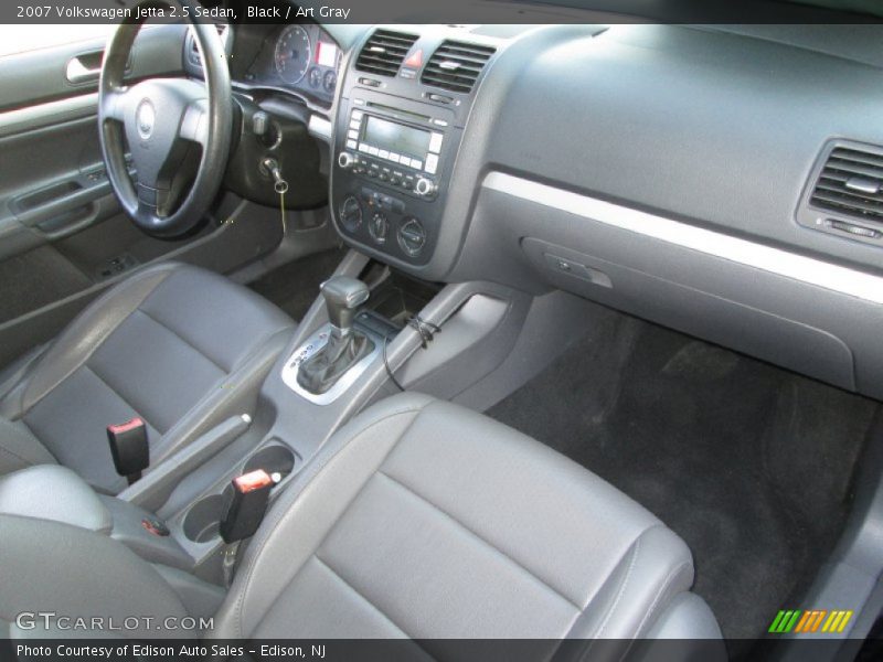 Black / Art Gray 2007 Volkswagen Jetta 2.5 Sedan