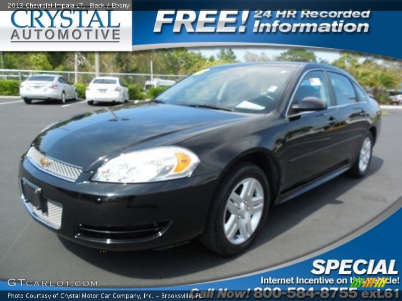 Black / Ebony 2013 Chevrolet Impala LT