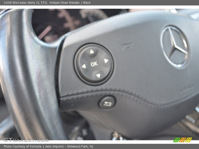 Iridium Silver Metallic / Black 2008 Mercedes-Benz CL 550