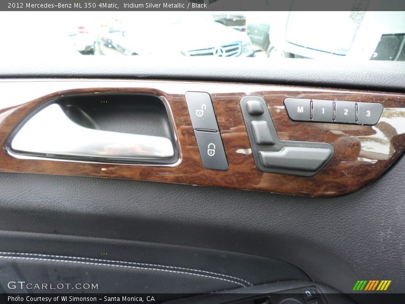 Iridium Silver Metallic / Black 2012 Mercedes-Benz ML 350 4Matic