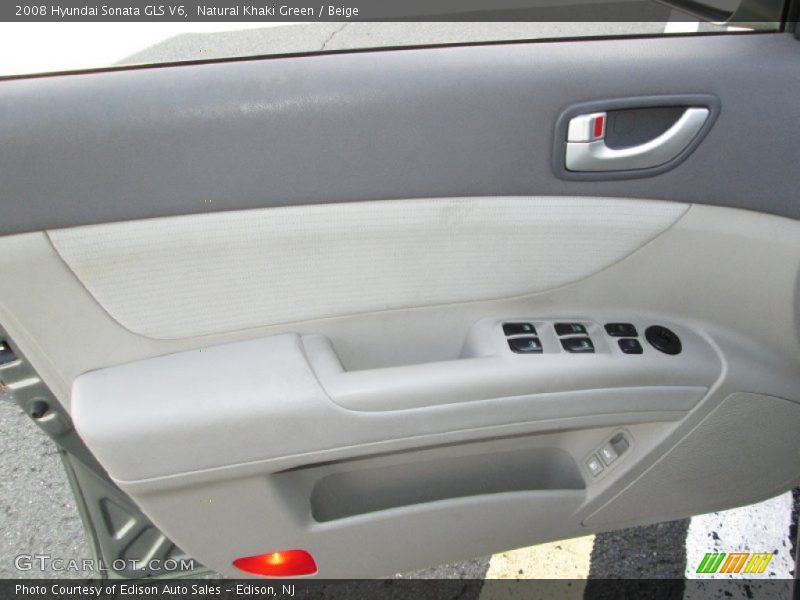 Natural Khaki Green / Beige 2008 Hyundai Sonata GLS V6