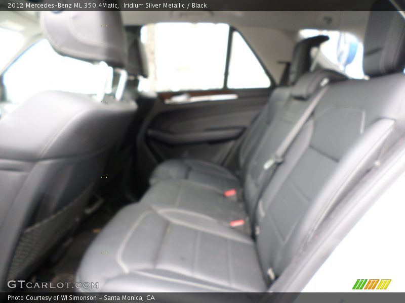 Iridium Silver Metallic / Black 2012 Mercedes-Benz ML 350 4Matic