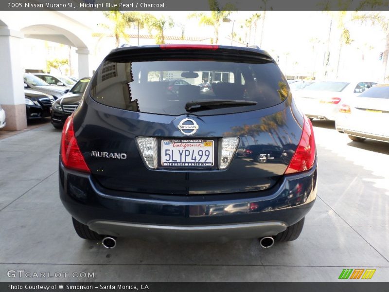 Midnight Blue Pearl / Charcoal 2005 Nissan Murano SL